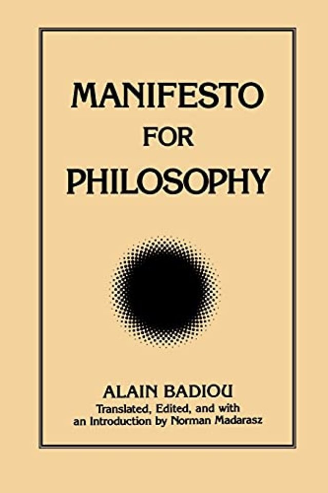 Manifesto for Philosophy