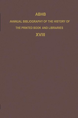 ABHB Annual Bibliography of the History of the Printed Book and Libraries