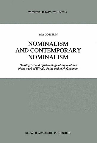 Nominalism and Contemporary Nominalism