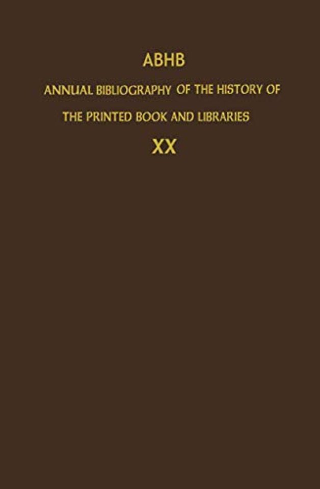 ABHB Annual Bibliography of the History of the Printed Book and Libraries