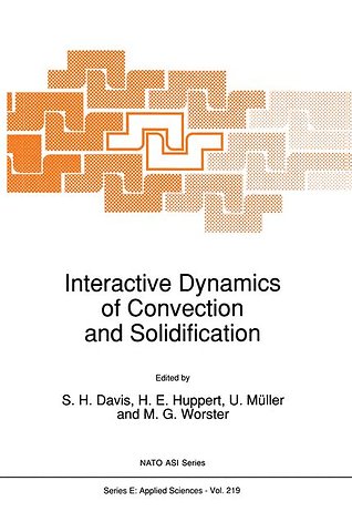Interactive Dynamics of Convection and Solidification