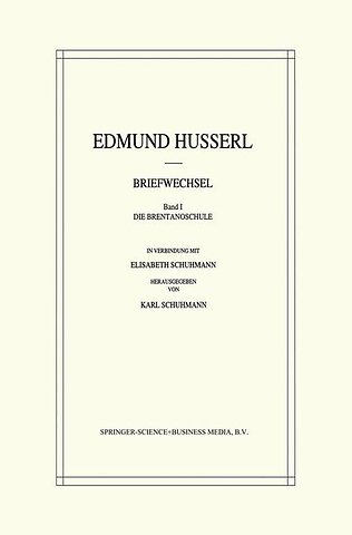 Edmund Husserl Briefwechsel