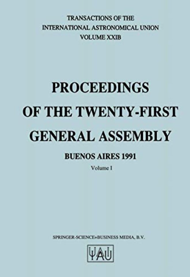 Transactions of the International Astronomical Union, Volume XXIB