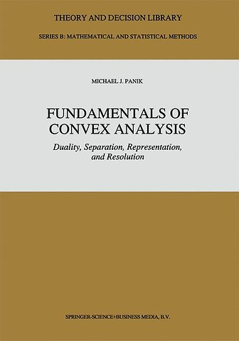 Fundamentals of Convex Analysis