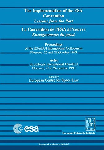 La convention de l'ESA à l'oeuvre