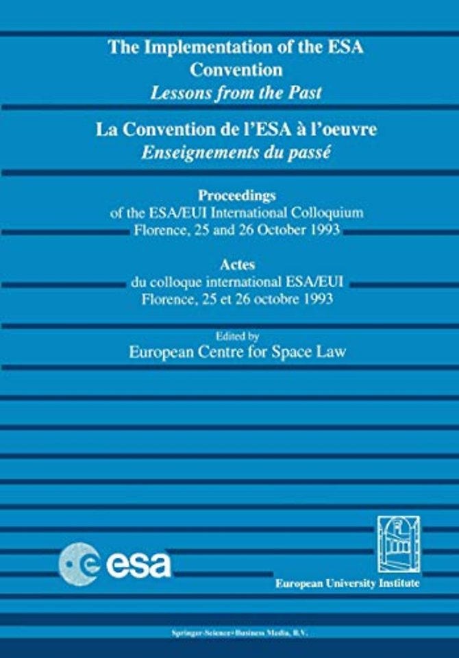 La convention de l'ESA à l'oeuvre