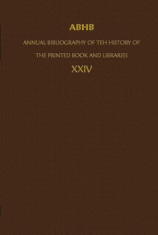 ABHB/ Annual Bibliography of the History of the Printed Book and Libraries