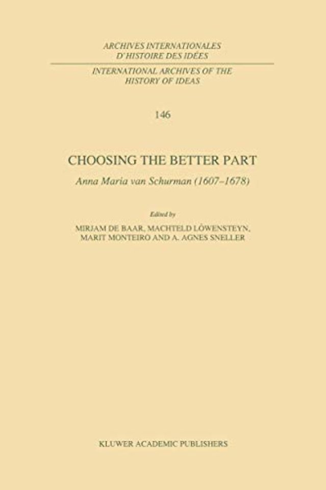 Choosing the Better Part