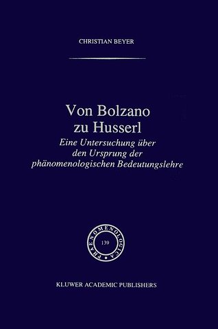 Von Bolzano zu Husserl
