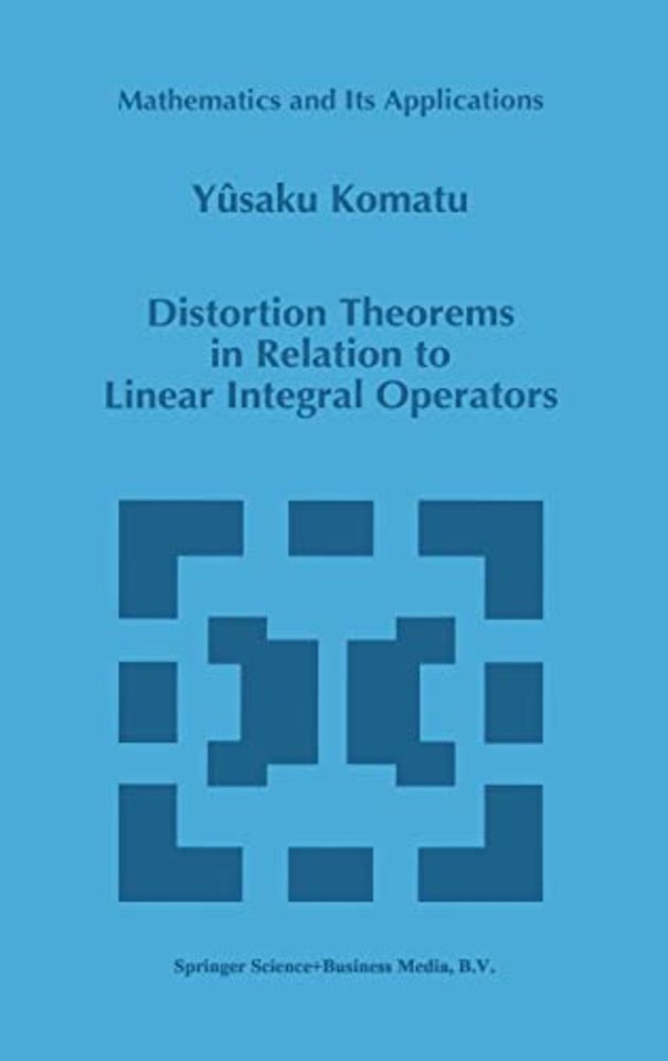 Distortion Theorems in Relation to Linear Integral Operators