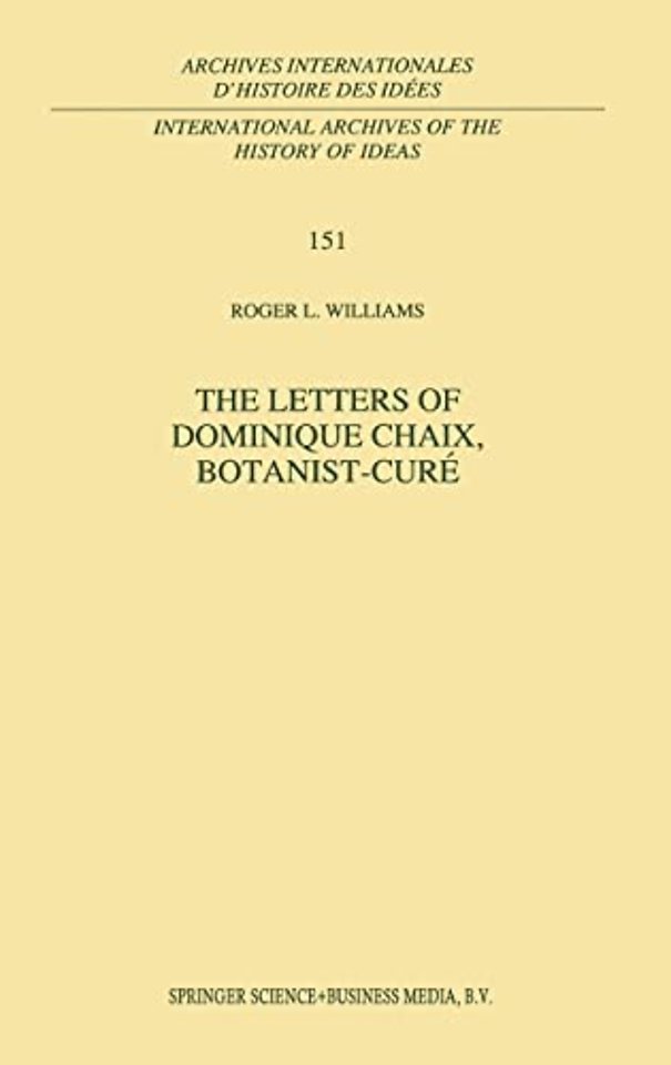 The Letters of Dominique Chaix, Botanist-Cure
