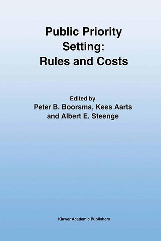 Public Priority Setting: Rules and Costs