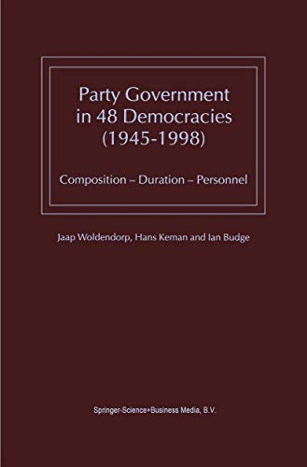Party Government in 48 Democracies (1945–1998)