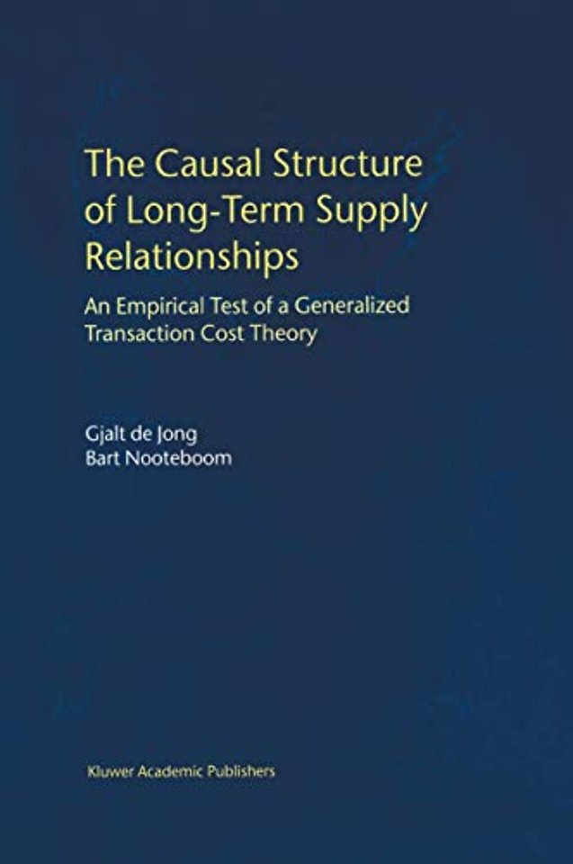 The Causal Structure of Long-Term Supply Relationships