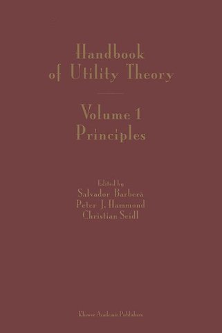 Handbook of Utility Theory