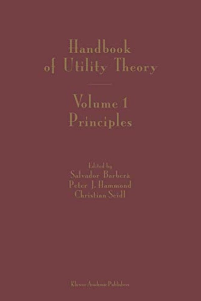 Handbook of Utility Theory