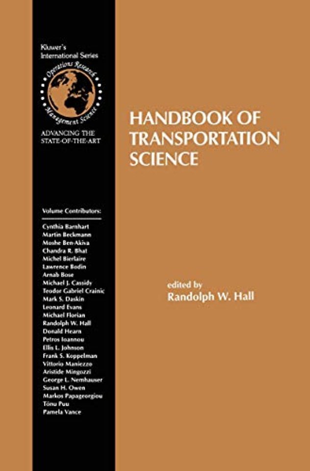 Handbook of Transportation Science
