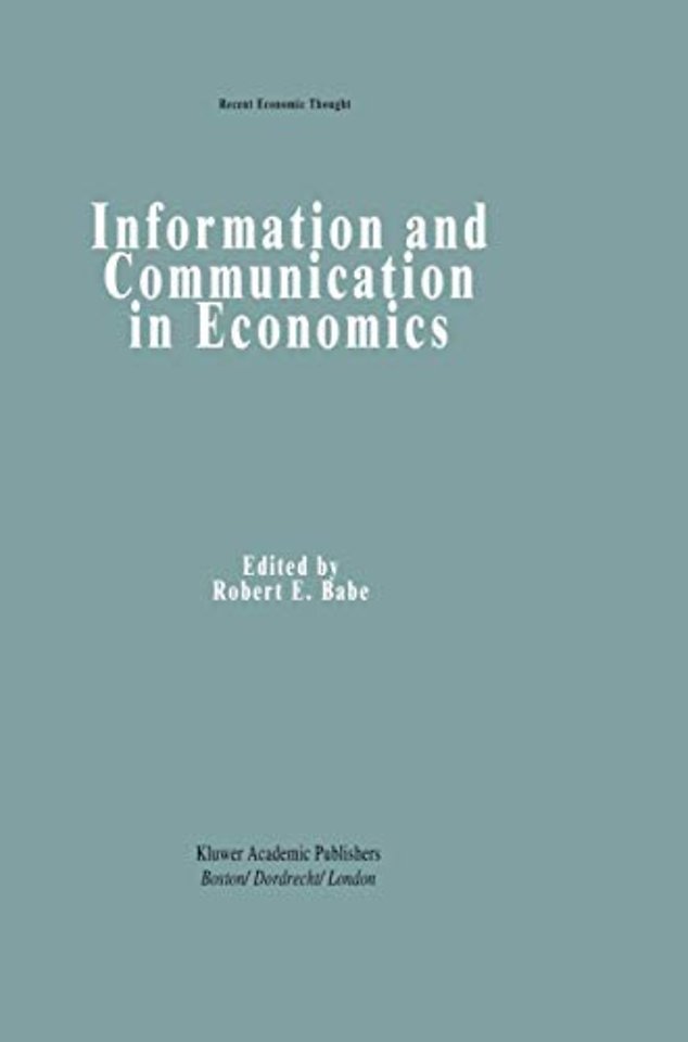 Information and Communication in Economics