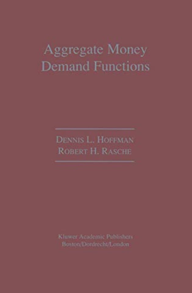 Aggregate Money Demand Functions