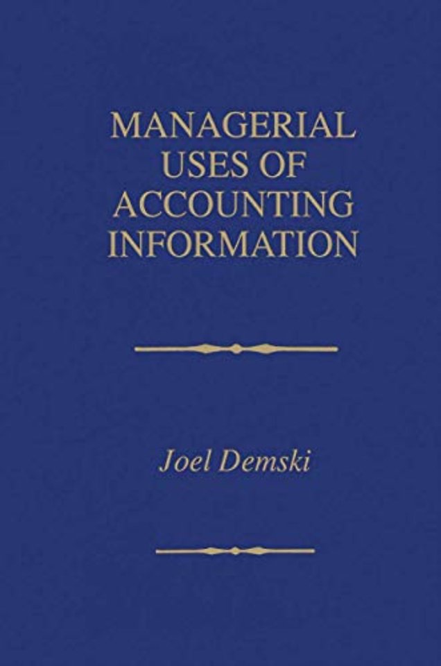 Managerial Uses of Accounting Information