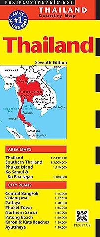 Thailand Travel Map Seventh Edition