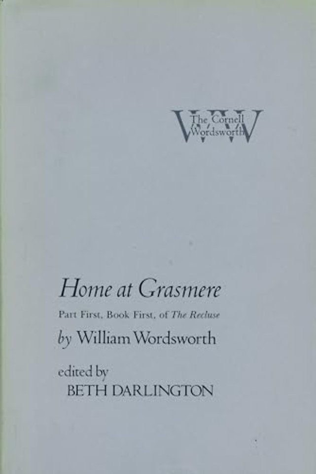 Home at Grasmere – Part First, Book First, of "the Recluse"