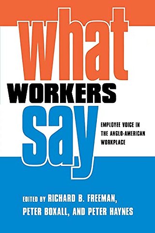 What Workers Say – Employee Voice in the Anglo–American Workplace