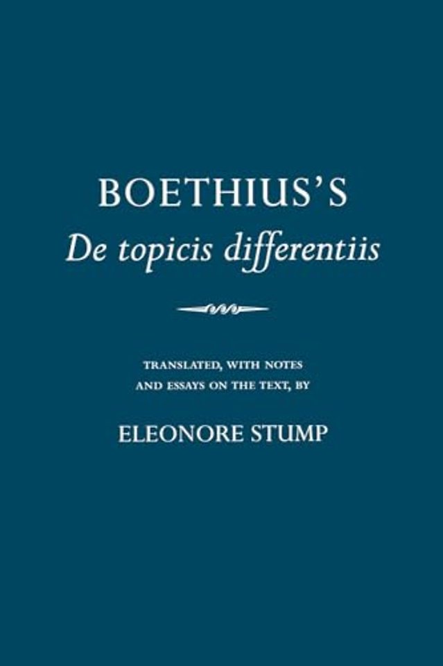 Boethius`s "De Topicis Differentiis"