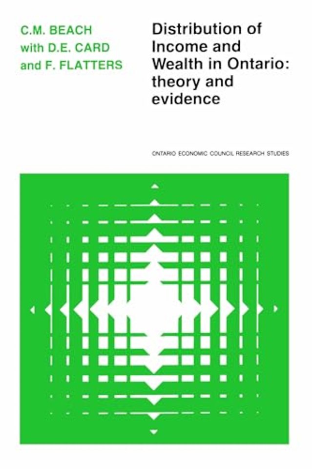 Distribution of Income and Wealth in Ontario – Theory and Evidence