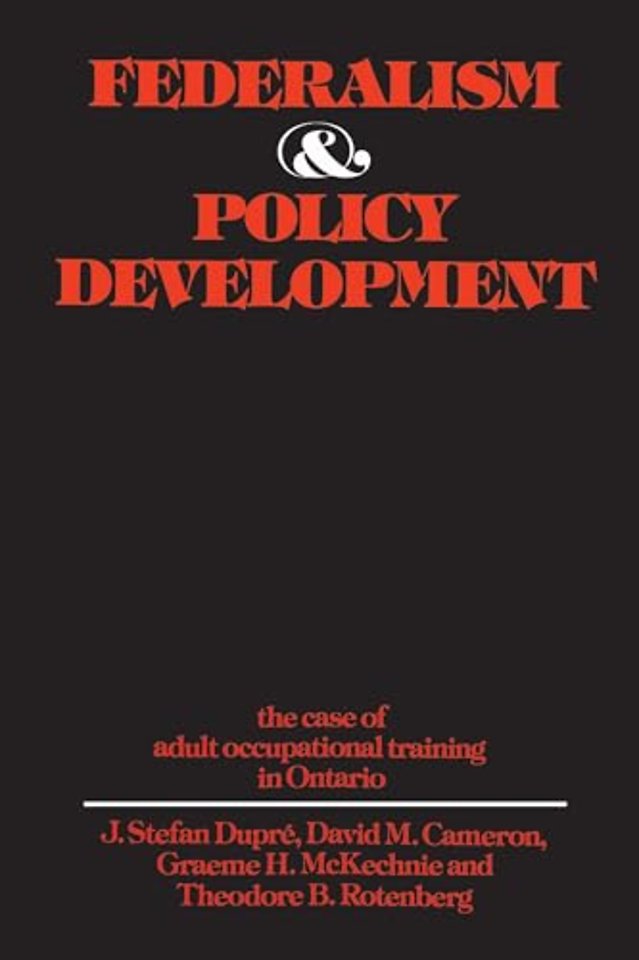 Federalism and Policy Development