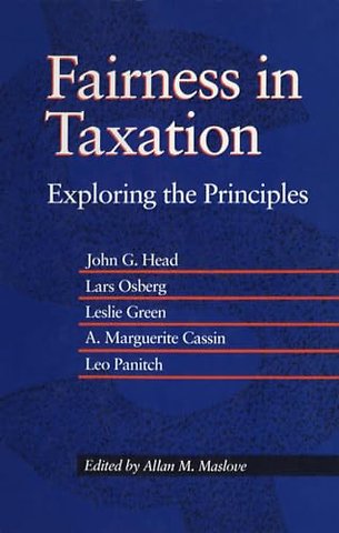 Fairness in Taxation – Exploring the Principles