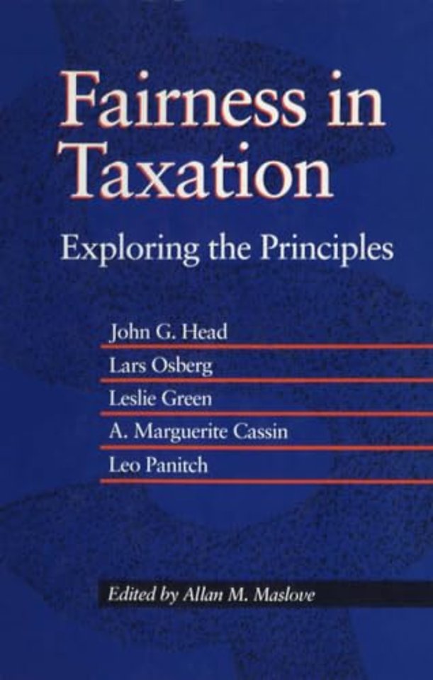 Fairness in Taxation – Exploring the Principles