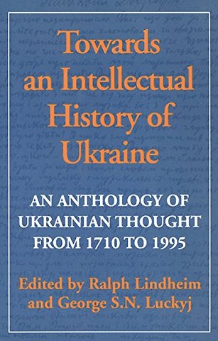 Towards an Intellectual History of Ukraine