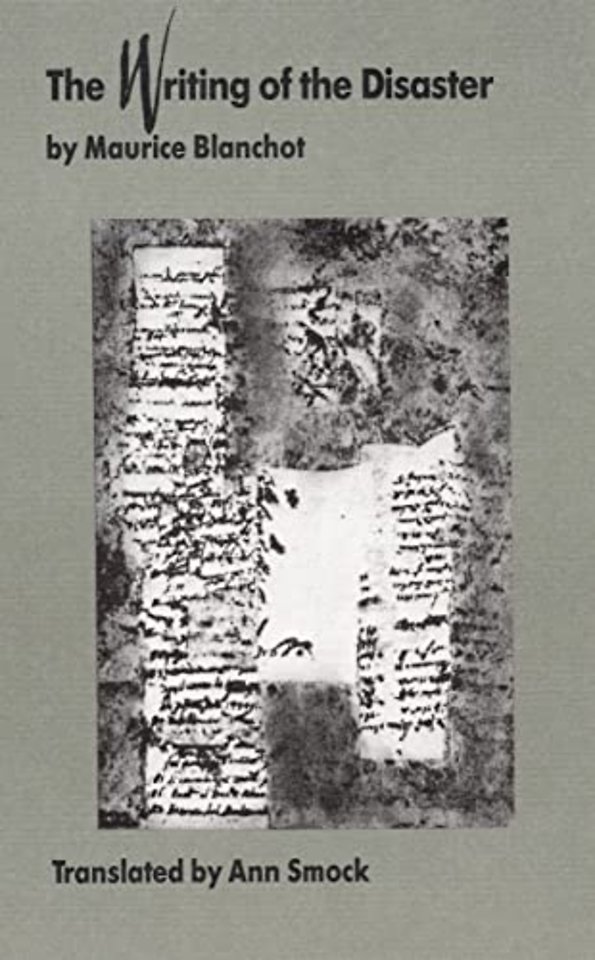 The Writing of the Disaster