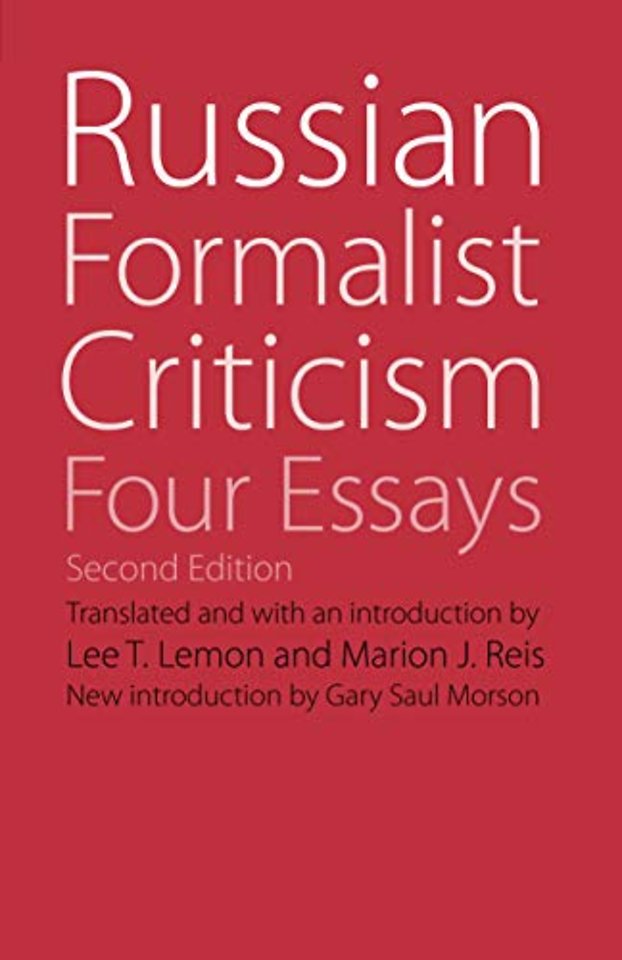 Russian Formalist Criticism – Four Essays, Second Edition
