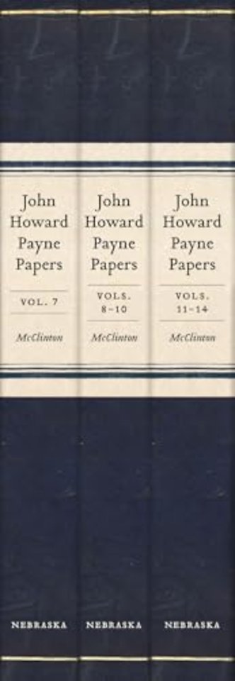 John Howard Payne Papers, 3–volume Set – Volumes 7–14 of the Payne–Butrick Papers