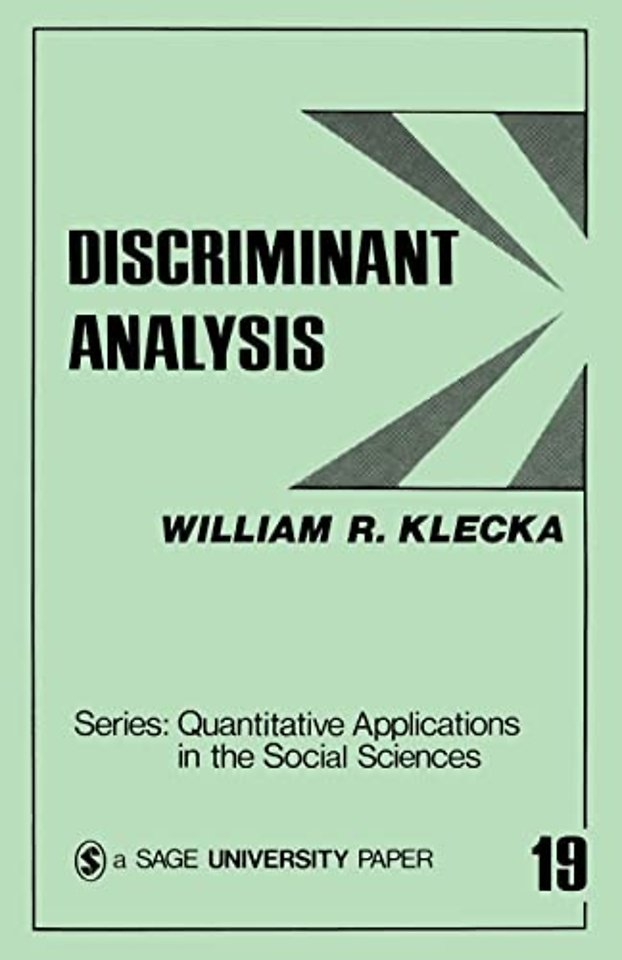 Discriminant Analysis