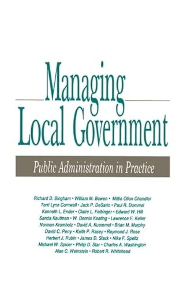 Managing Local Government