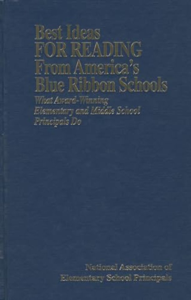 Best Ideas for Reading From America's Blue Ribbon Schools