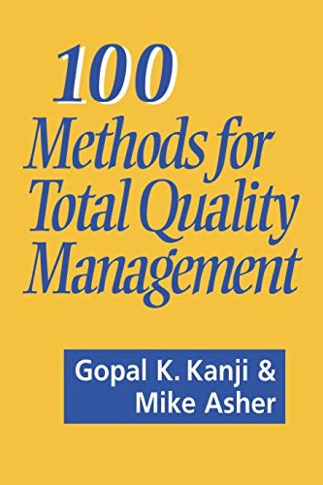100 Methods for Total Quality Management