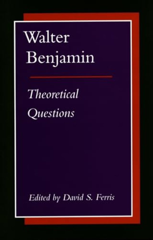 Walter Benjamin – Theoretical Questions