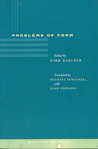 Problems of Form