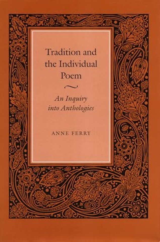 Tradition and the Individual Poem – An Inquiry Into Anthologies