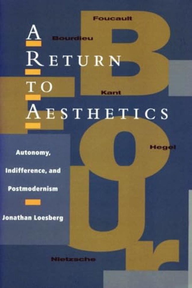 A Return to Aesthetics – Autonomy, Indifference, and Postmodernism