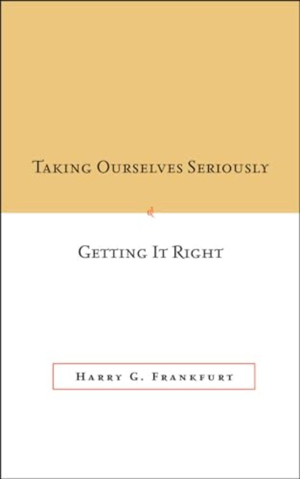 Taking Ourselves Seriously and Getting It Right [DECKLE EDGE]