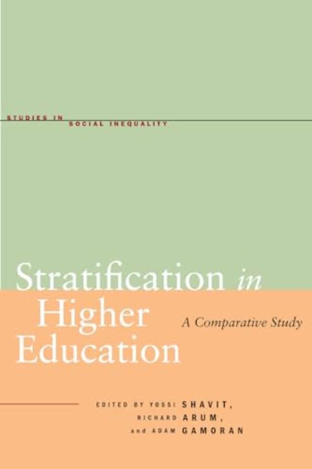 Stratification in Higher Education – A Comparative Study