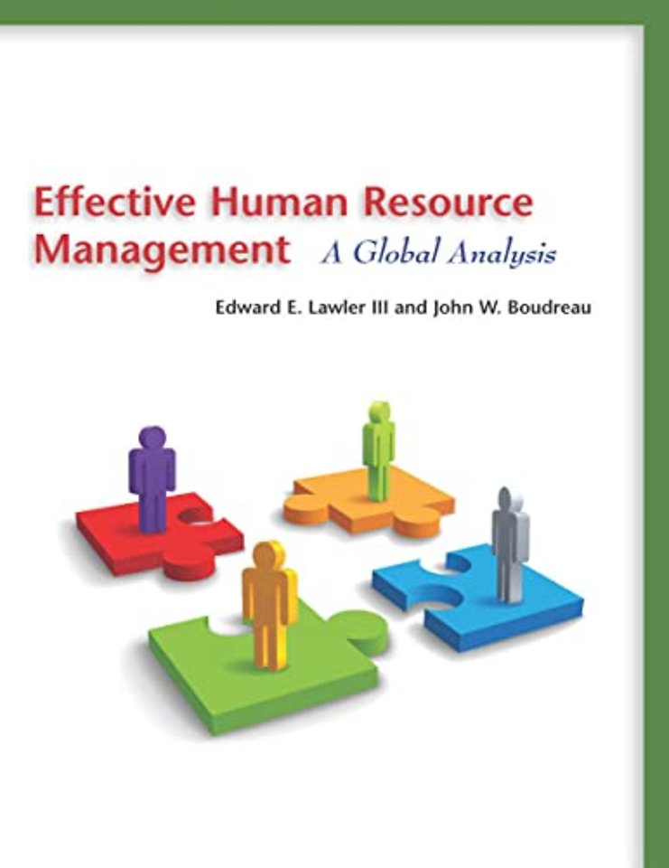 Effective Human Resource Management – A Global Analysis
