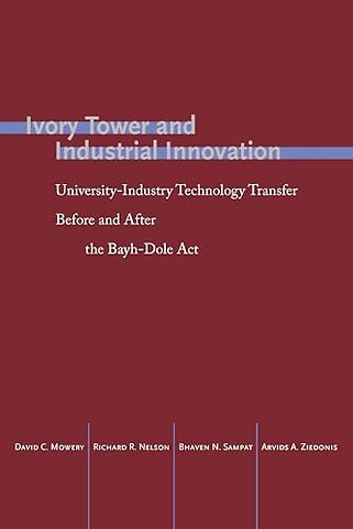 Ivory Tower and Industrial Innovation – University–Industry Technology Transfer Before and After the Bayh–Dole Act