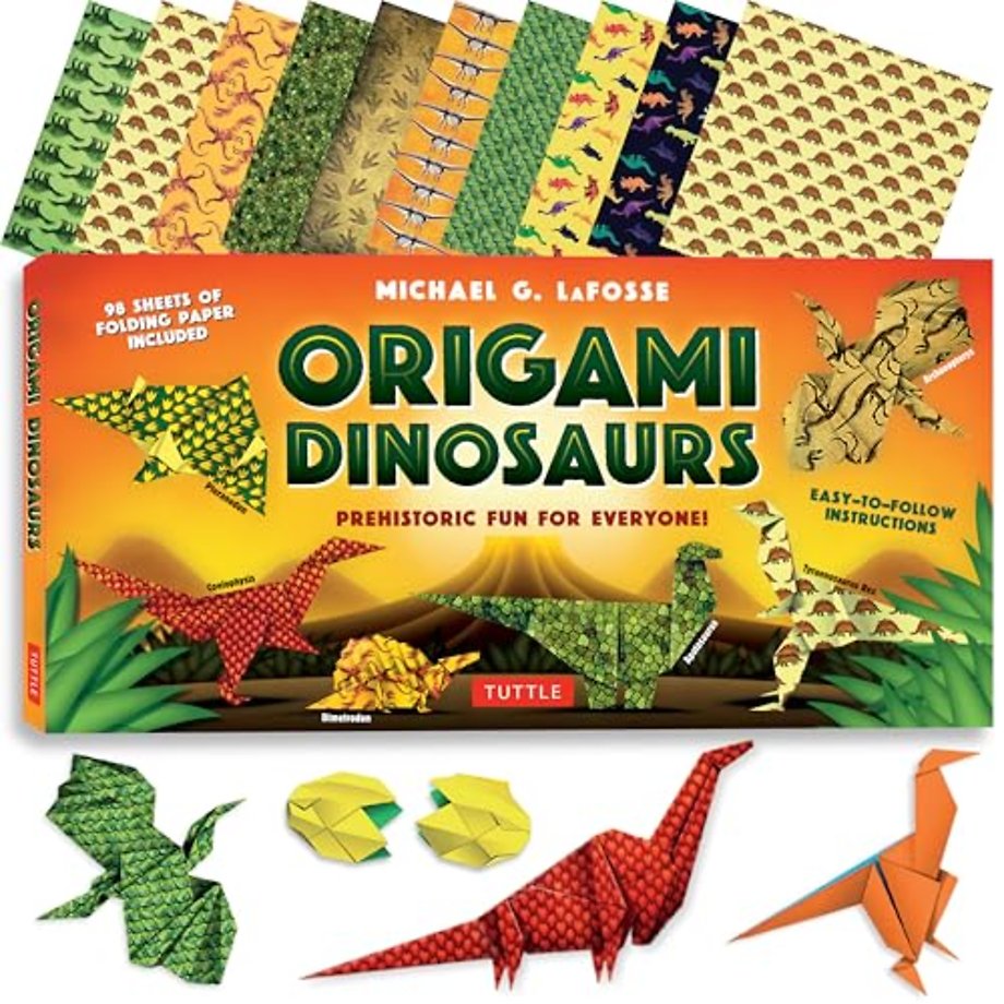 Origami Dinosaurs Kit