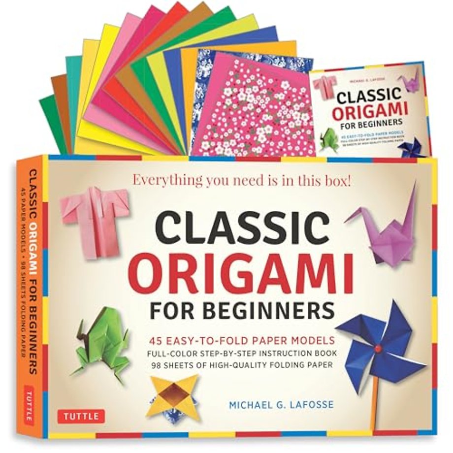 Classic Origami for Beginners Kit